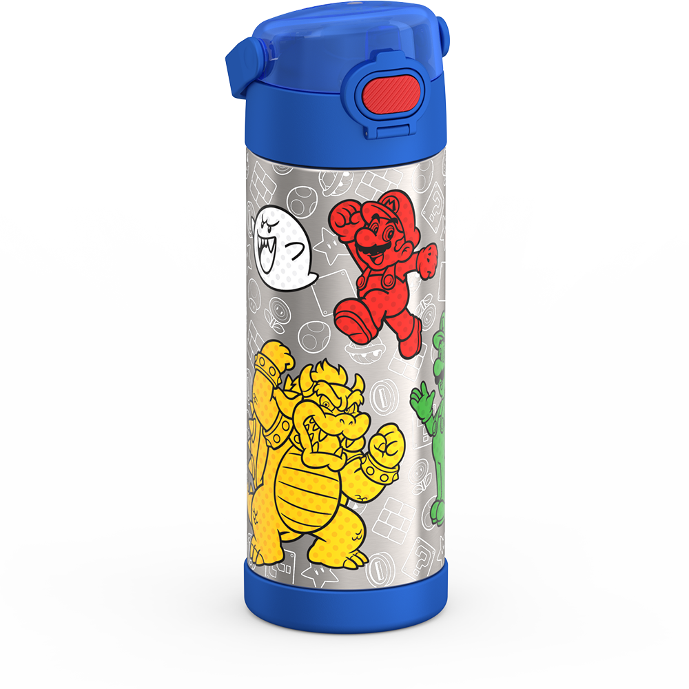 16oz FUNtainer® Water Bottle Mario Kart™ - Image 5