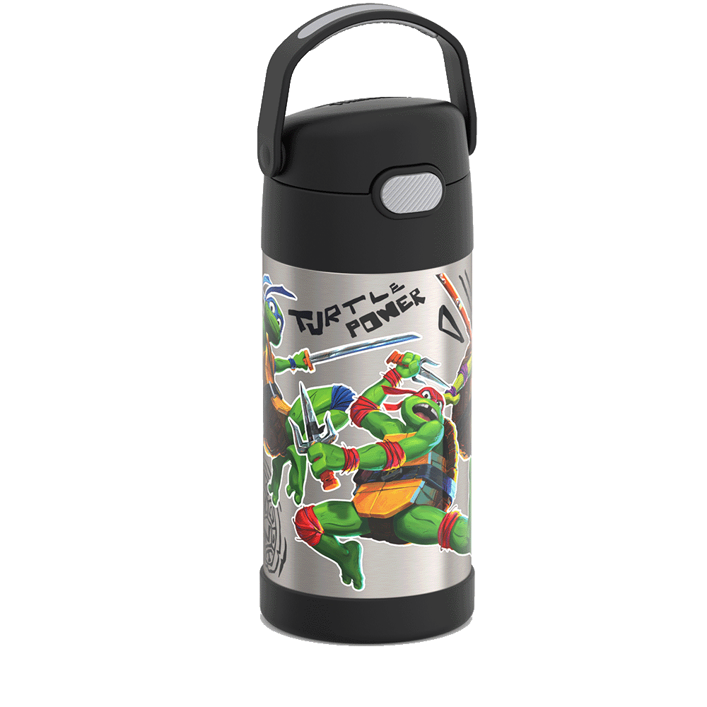 12oz FUNtainer® Water Bottle Teenage Mutant Ninja Turtles - Image 7
