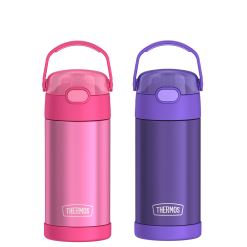 12oz FUNtainer® Water Bottles Pink & Purple Bundle