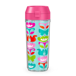 Alternative view of 18oz Double Wall Water Bottle Squirrel Rows
