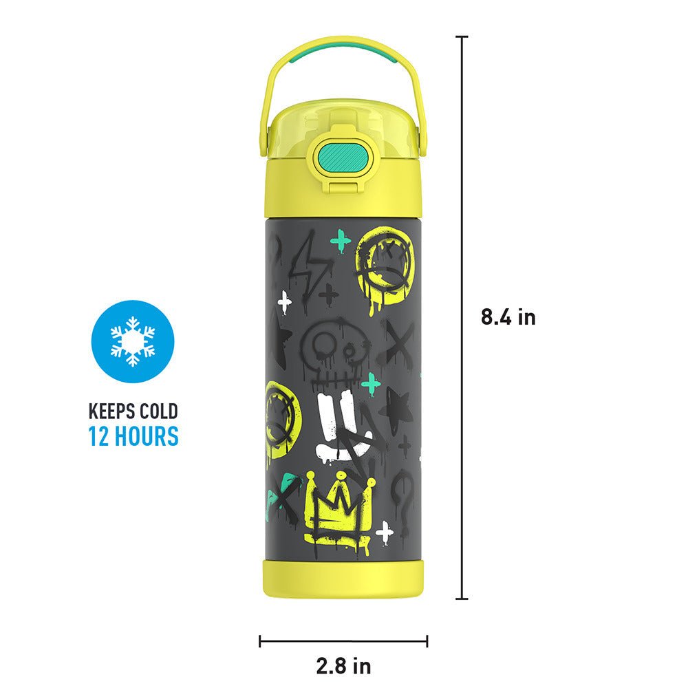 16oz FUNtainer® Water Bottle With Locking Lid - Image 44