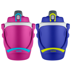 64oz Insulated Water Bottle Blue & Pink Bundle