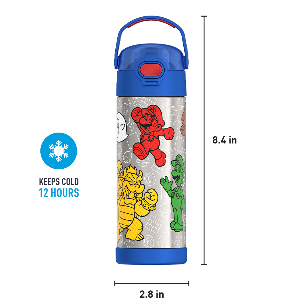 16oz FUNtainer® Water Bottle Mario Kart™ - Image 9