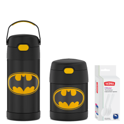 Batman 12oz FUNtainer® Water Bottle & 10oz Food Jar Bundle
