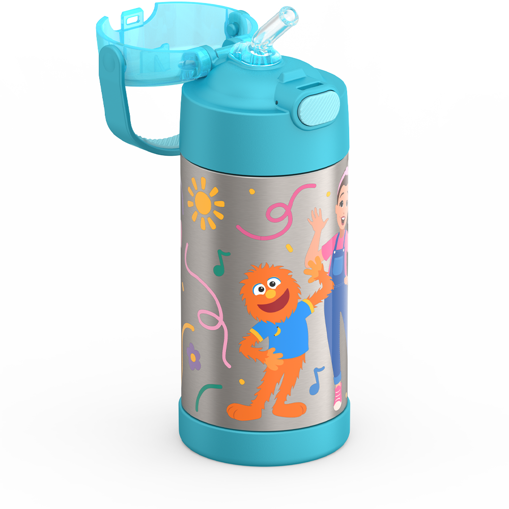 12oz FUNtainer® Water Bottle Ms. Rachel - Image 8