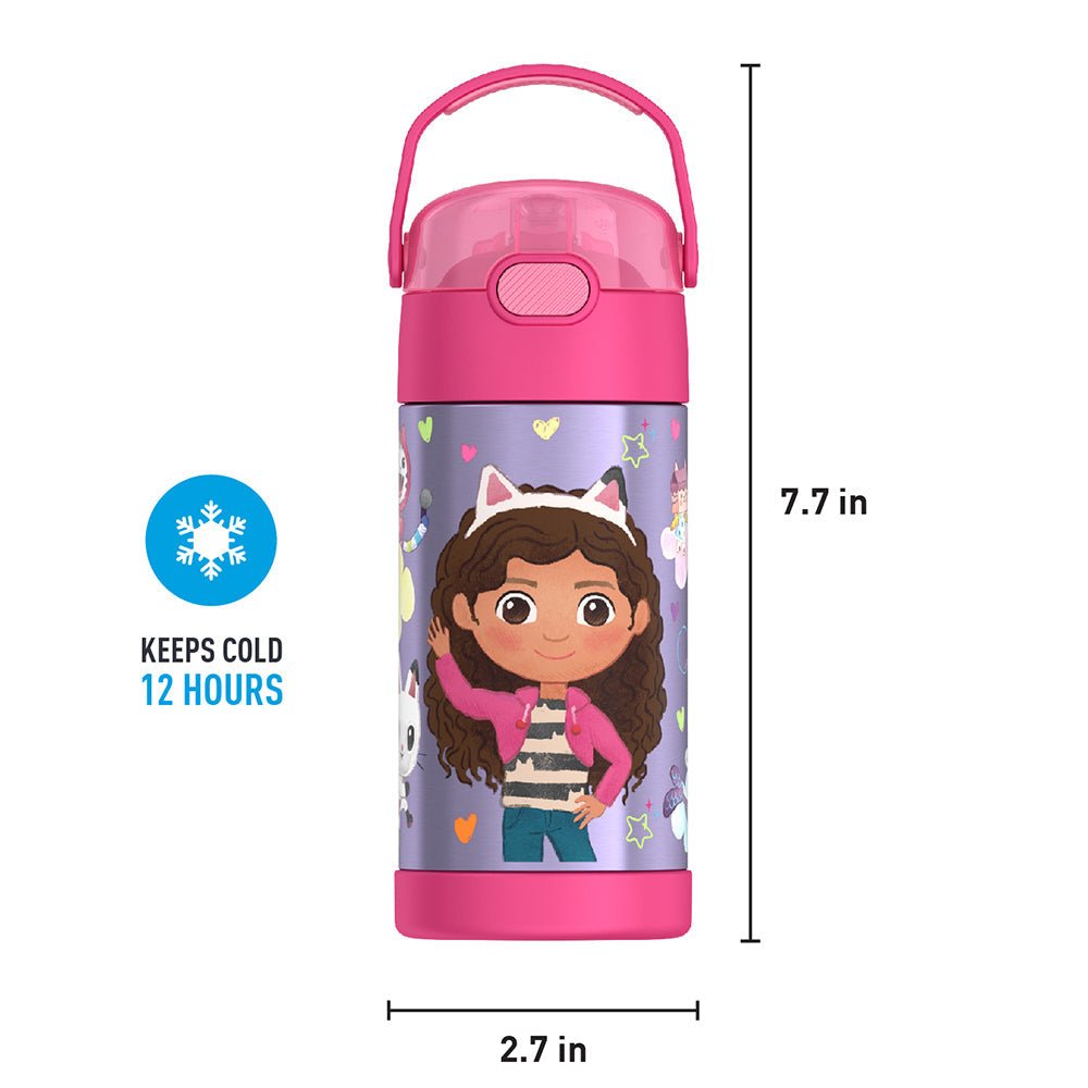 12oz FUNtainer® Water Bottle Gabby's Dollhouse - Image 9